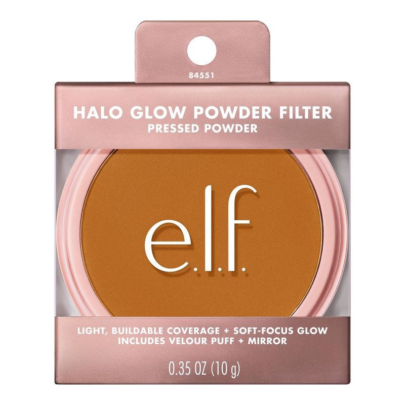 slide 12 of 13, e.l.f. Halo Glow Powder Filter Foundation - Deep Warm - 0.35oz, 0.35 oz