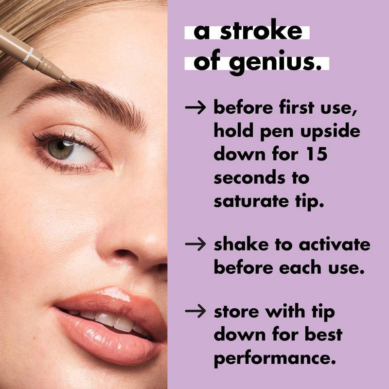 slide 7 of 12, e.l.f. Holy Strokes Micro-Fine Waterproof Eyebrow Enhancer Pen - Blonde - 0.02 fl oz, 0.02 fl oz