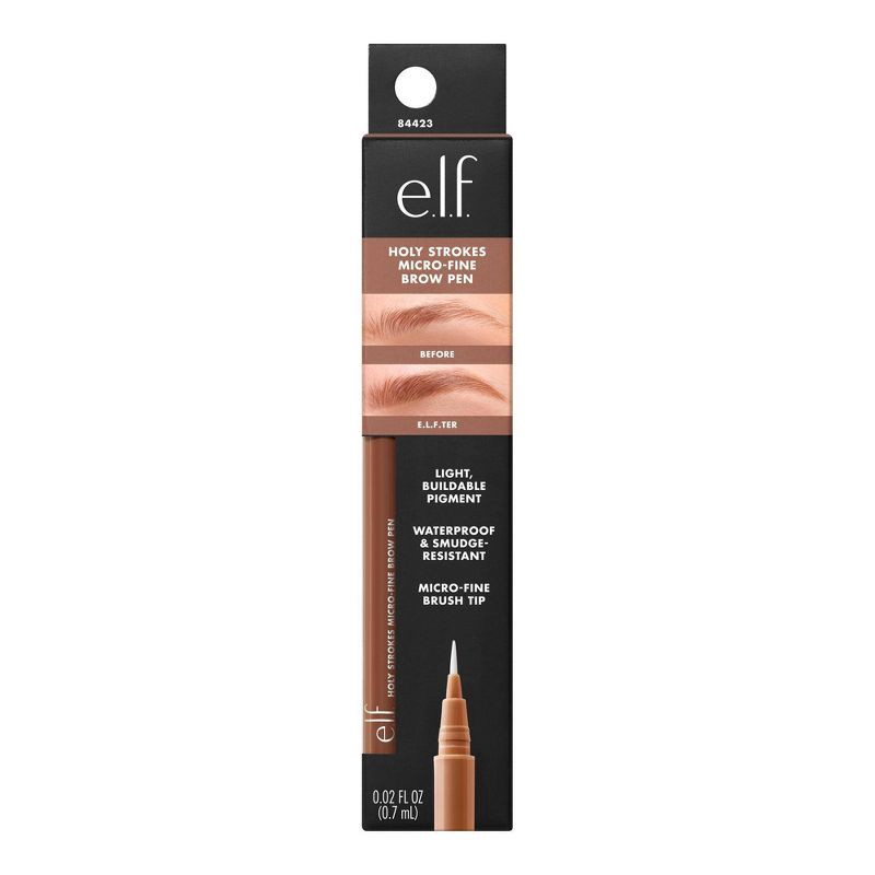 slide 11 of 12, e.l.f. Holy Strokes Micro-Fine Waterproof Eyebrow Enhancer Pen - Auburn - 0.02 fl oz, 0.02 fl oz