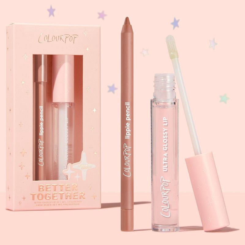 slide 7 of 7, ColourPop Ultra Glossy Lip + Lippie Pencil Kit - Better Together - 0.145oz, 0.145 oz