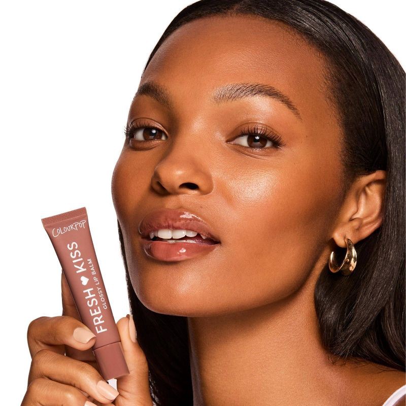 slide 3 of 9, ColourPop Fresh Kiss Glossy Lip Balm - Chocolate Milkshake - 0.49oz, 0.49 oz
