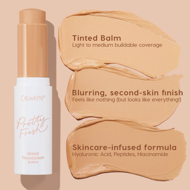 slide 6 of 10, ColourPop Pretty Fresh Tinted Foundation Balm - Light 6 - 0.29oz, 6 ct; 0.29 oz