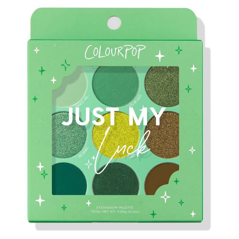 slide 7 of 9, ColourPop 9-Pan Eyeshadow Palette - Just My Luck - 0.3oz, 0.3 oz