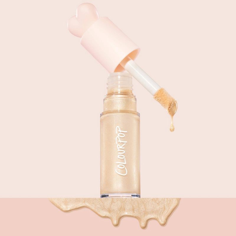 slide 7 of 8, ColourPop Liquid Highlighter - Sugar Donut - 0.38oz, 0.38 oz
