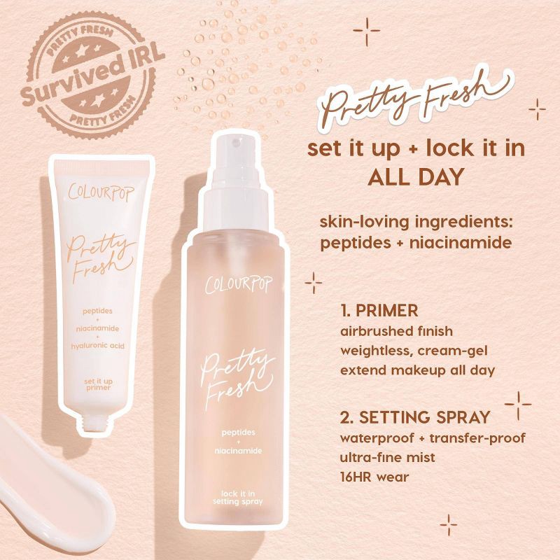 slide 7 of 7, ColourPop Pretty Fresh Setting Mist - Lock It In - 3.55 fl oz, 3.55 fl oz