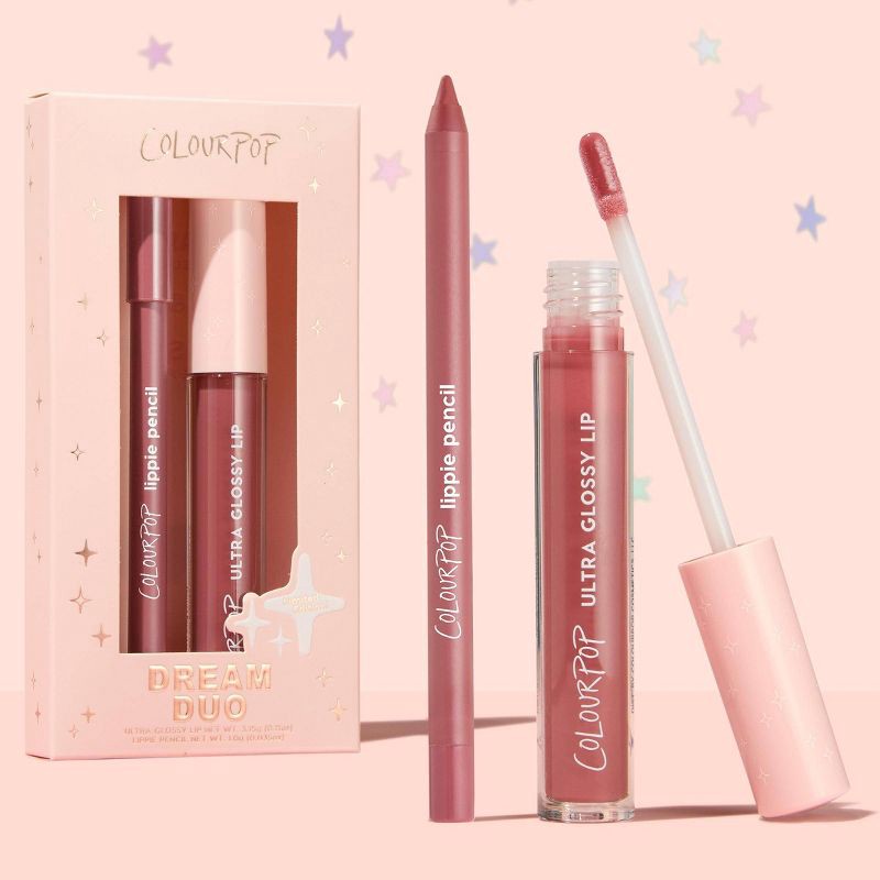 slide 7 of 7, ColourPop Ultra Glossy Lip + Lippie Pencil Kit - Dream Duo - 0.145oz, 0.145 oz