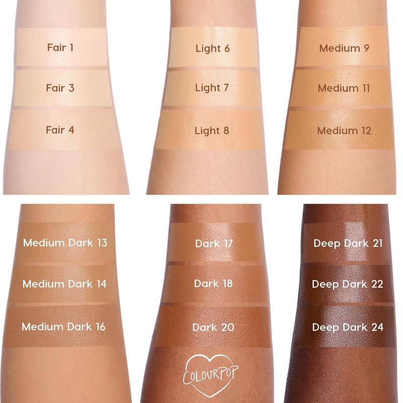 slide 3 of 10, ColourPop Pretty Fresh Tinted Foundation Balm - Deep Dark 22 - 0.29oz, 22 x 0.29 oz