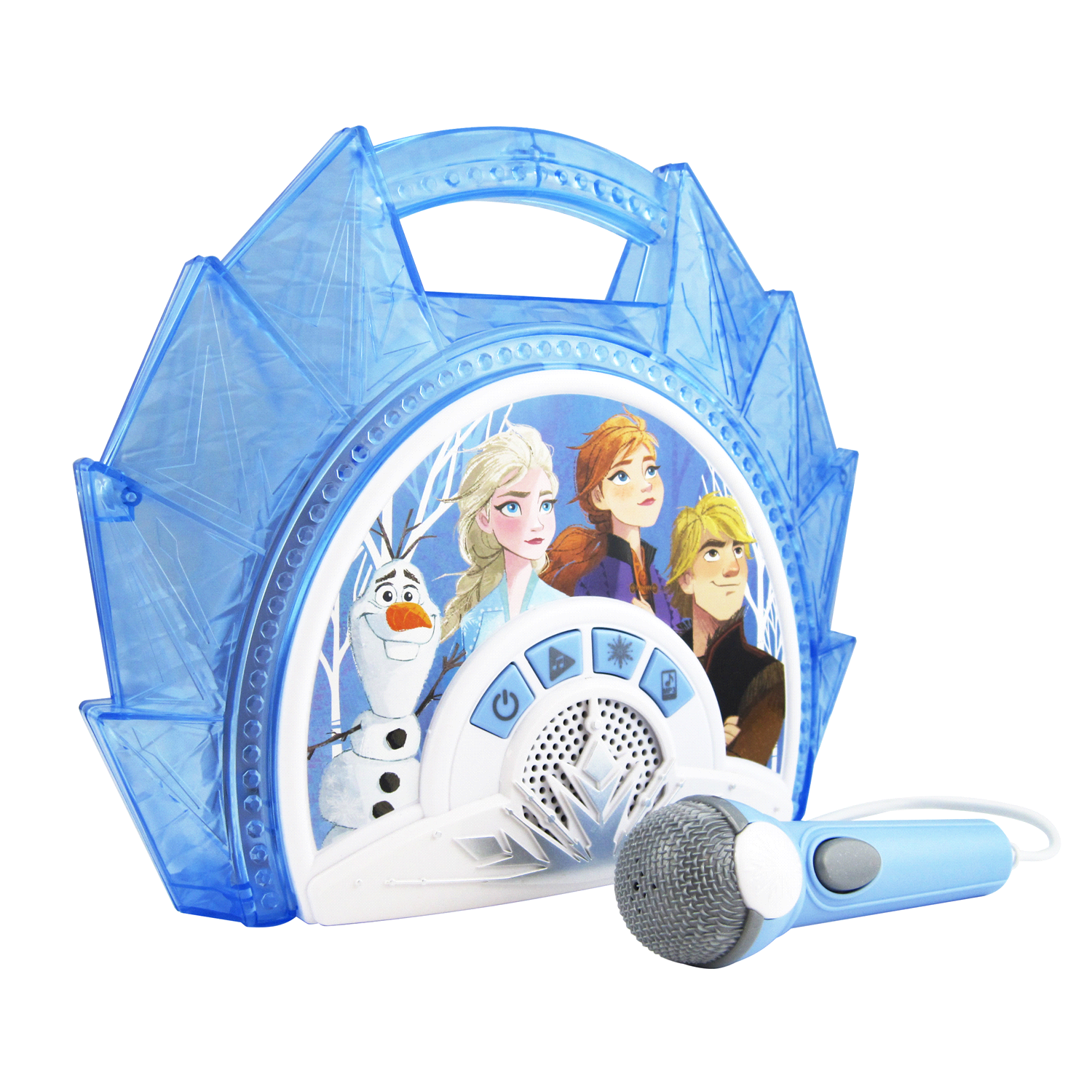 slide 2 of 3, Disney Frozen Sing-Along Boombox Speaker with Microphone, 1 ct