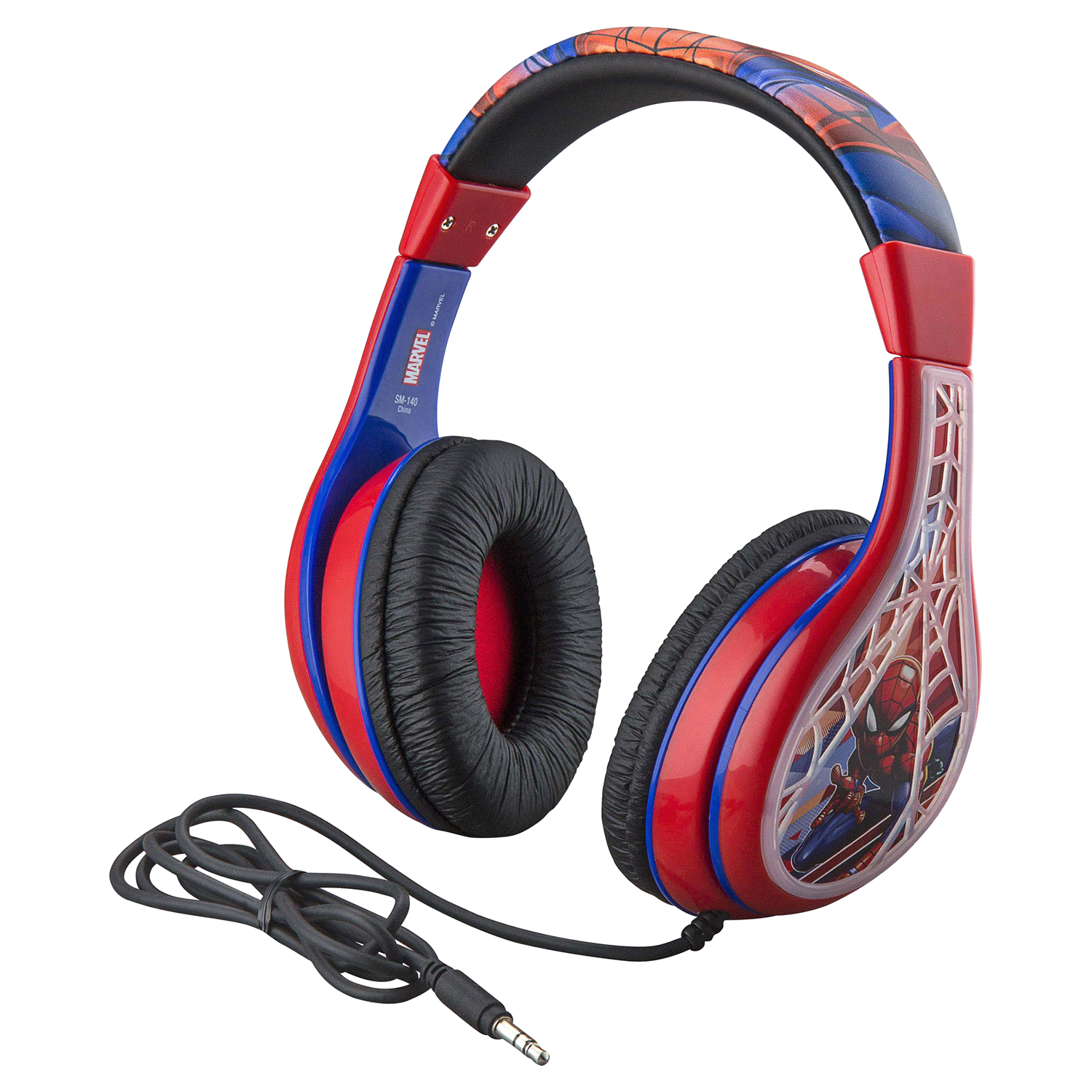slide 1 of 2, eKids Marvel Spiderman Youth Stereo Headphones, 1 ct