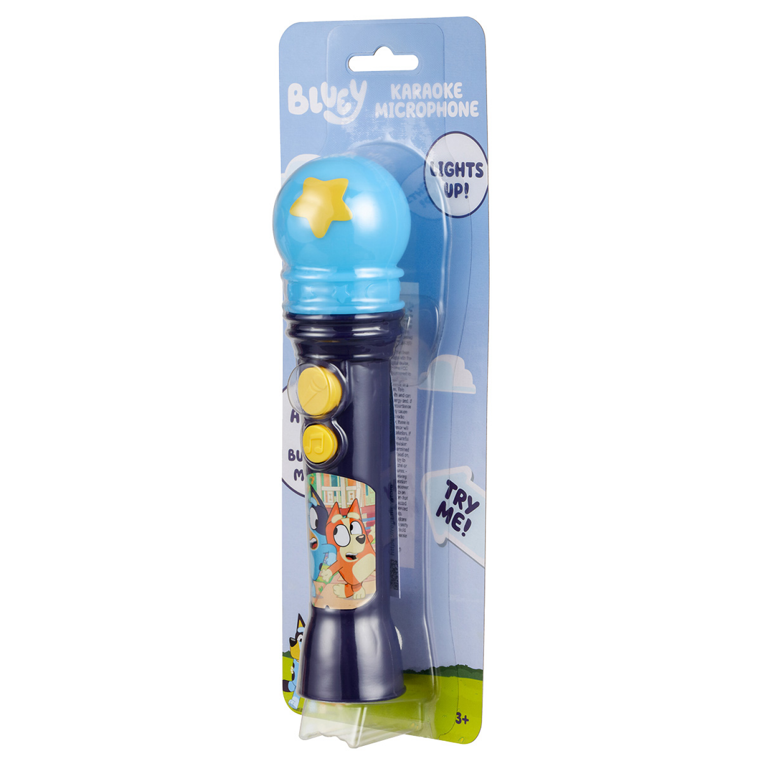 slide 3 of 6, Bluey Karaoke Microphone, 1 ct