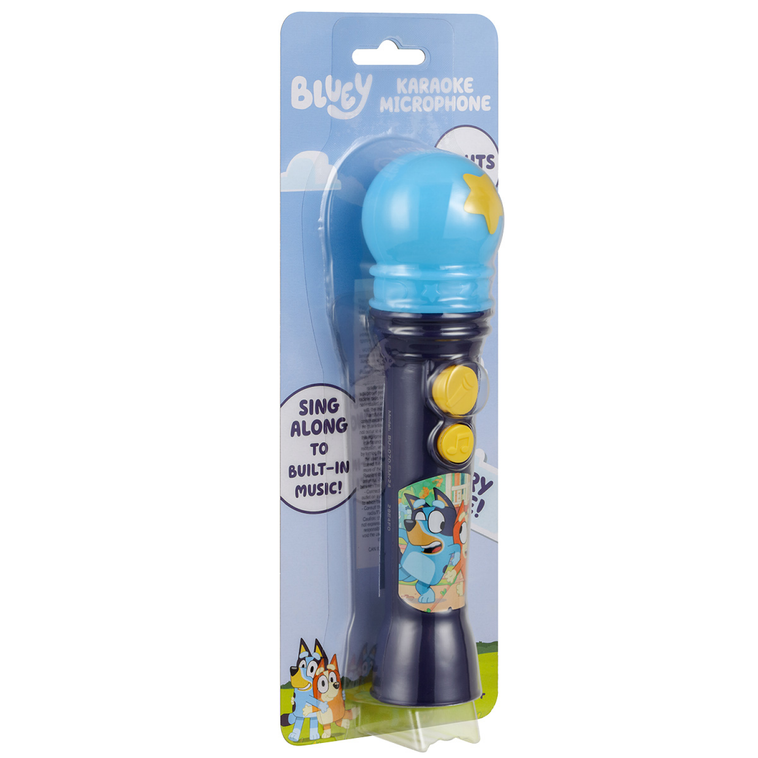 slide 4 of 6, Bluey Karaoke Microphone, 1 ct