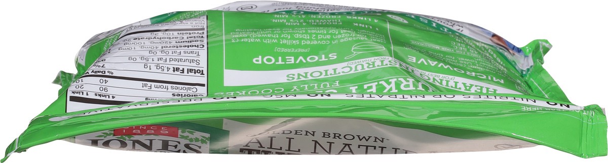 slide 7 of 13, Jones Dairy Farm Golden Brown Turkey Sausage 16 oz, 16 oz