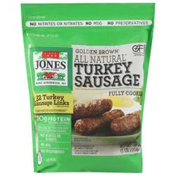 Jones Dairy Farm Golden Brown Turkey Sausage 16 oz
