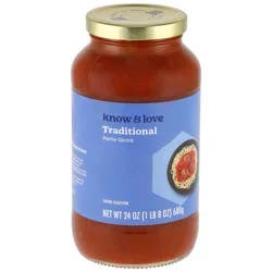 know & love Traditional Pasta Sauce 24 Ounces