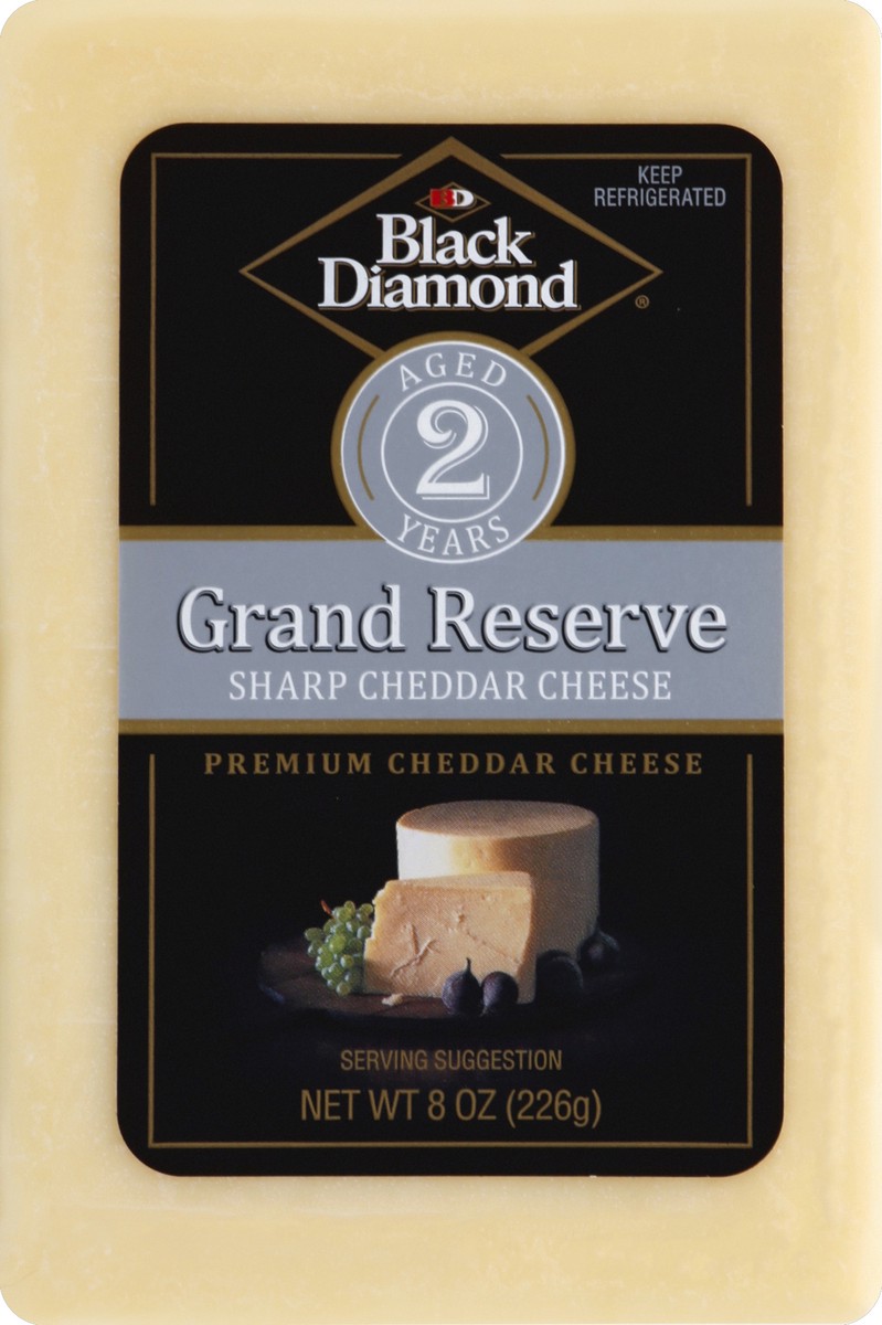 slide 5 of 6, Black Diamond Cheese, Grand Reserve, Sharp, Cheddar, 8 oz