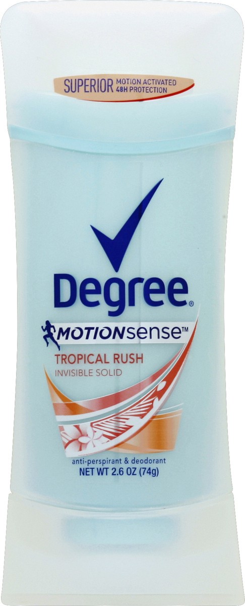 slide 5 of 6, Degree Motion Sense Tropical Rush Antiperspirant Deodorant, 2.6 oz