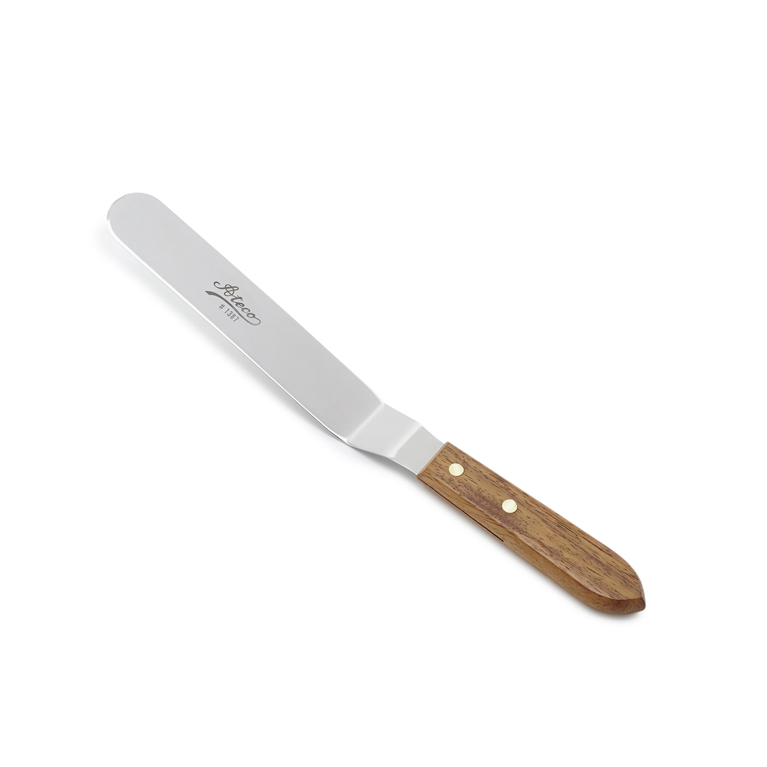 slide 1 of 1, Ateco Offset Wood-Handle Icing Spatula, 7.75 in