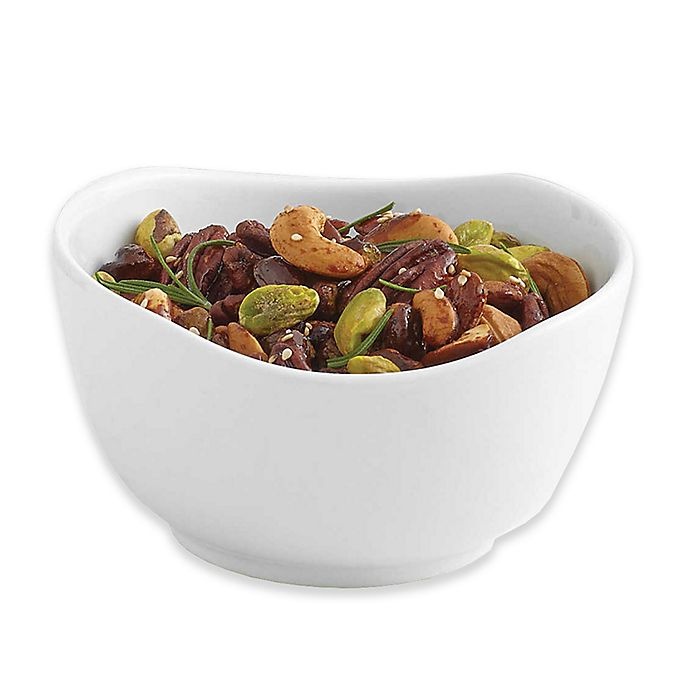 slide 1 of 2, B. Smith Nut Bowls - White, 4 ct