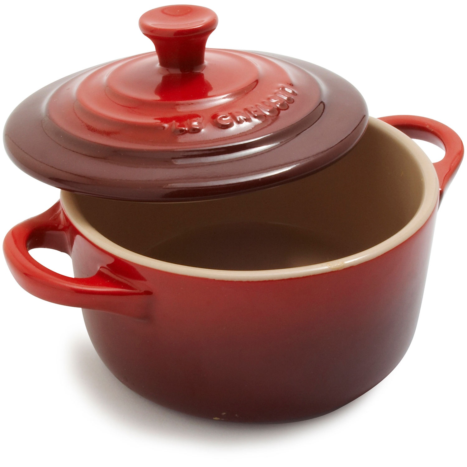 slide 1 of 1, Le Creuset Signature Petite Cocotte, Palm, 8 oz