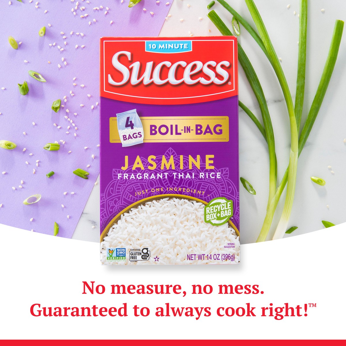 slide 3 of 9, Success Thai Rice, 4 ct