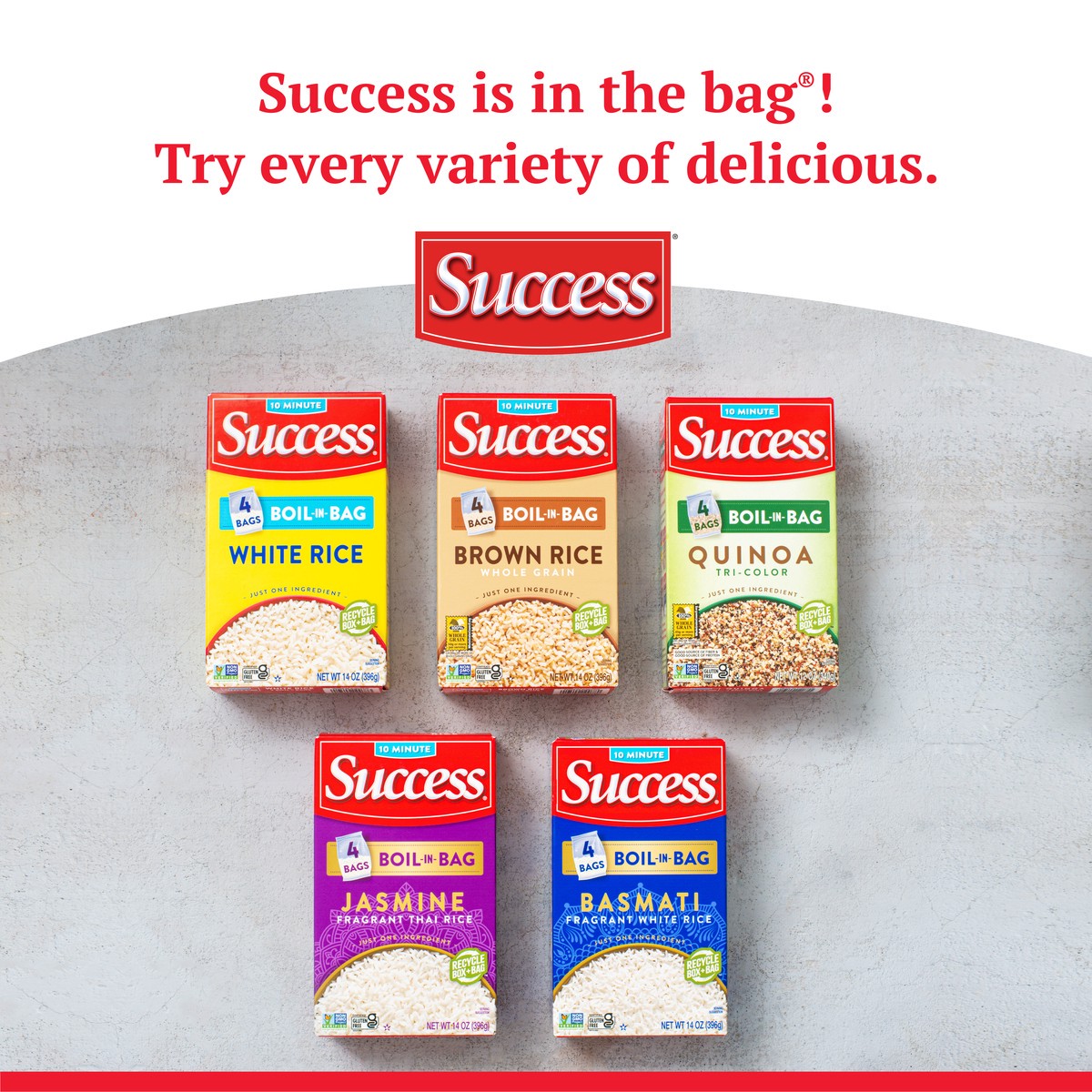 slide 6 of 9, Success Thai Rice, 4 ct