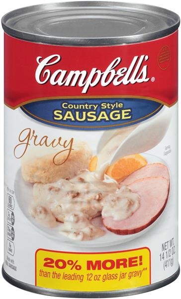 slide 1 of 1, Campbell's Country Style Sausage Gravy, 13.8 oz