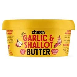 Churn Garlic & Shallot Butter - 3oz
