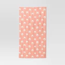 Crabs Beach Towel Coral - Sun Squad™