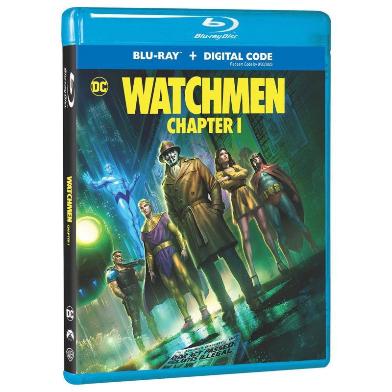 slide 2 of 3, Warner Home Video Watchmen: Chapter I (Blu-ray + Digital), 1 ct
