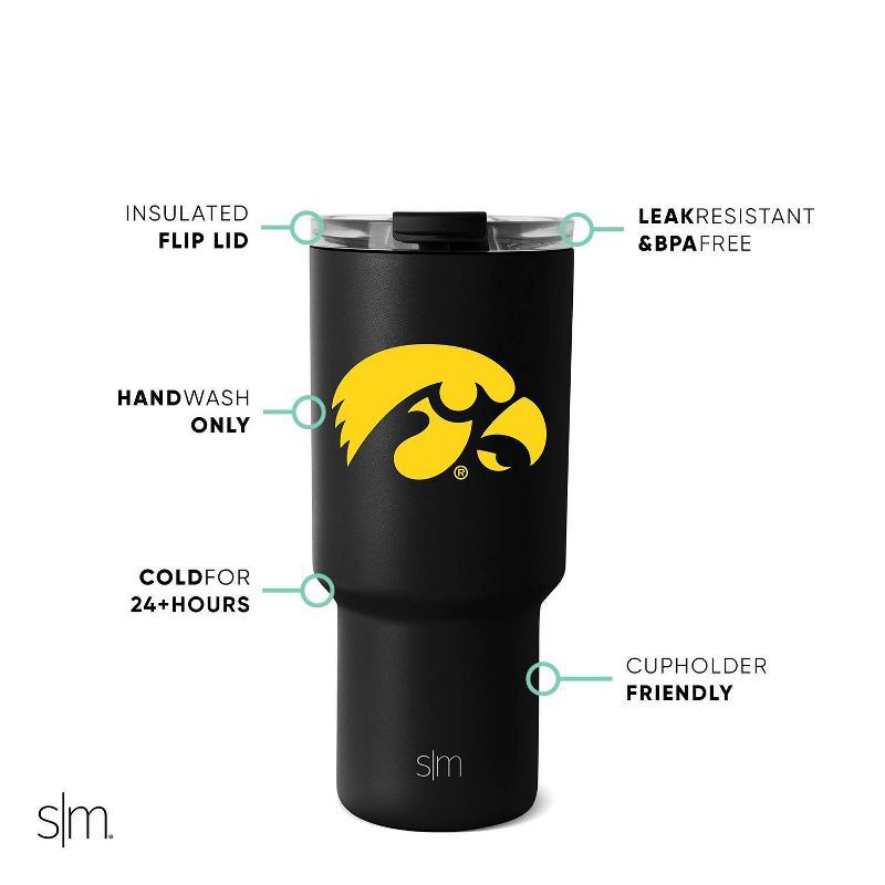 slide 2 of 3, NCAA Iowa Hawkeyes Modern Trek Portable Drinkware - 30oz, 30 oz