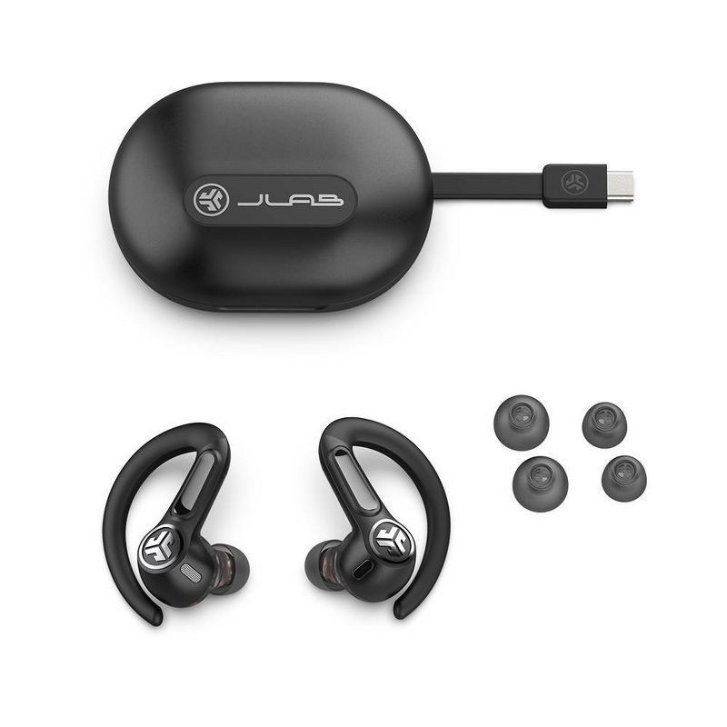 slide 5 of 11, JLab Epic Sport Active Noise Canceling 3 True Wireless Bluetooth Earbuds: Built-In Microphone, Water-Resistant, 1 ct