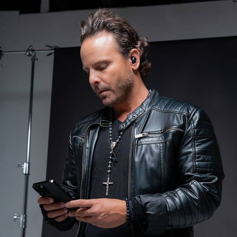 slide 6 of 6, JLab Go Pop ANC True Wireless Bluetooth Earbuds - Black: Built-In Microphone, Water-Resistant, 1 ct