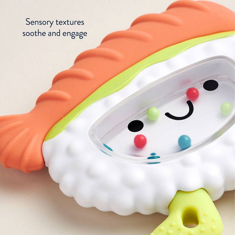 slide 4 of 7, Itzy Ritzy Rattle Sweetie ShakePlus - Sushi, 1 ct