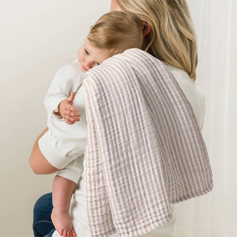 slide 5 of 8, Itzy Ritzy Muslin Breastfeeding Boss Nursing Cover - Taupe, 1 ct