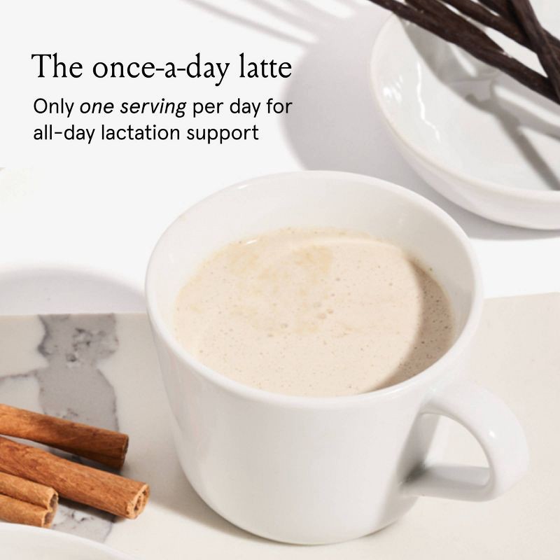 slide 3 of 10, Bodily Organic Vegan Lactation Latte Powder, Lactation Support for Breastfeeding - Spiced Vanilla - 14.67oz, 14.67 oz