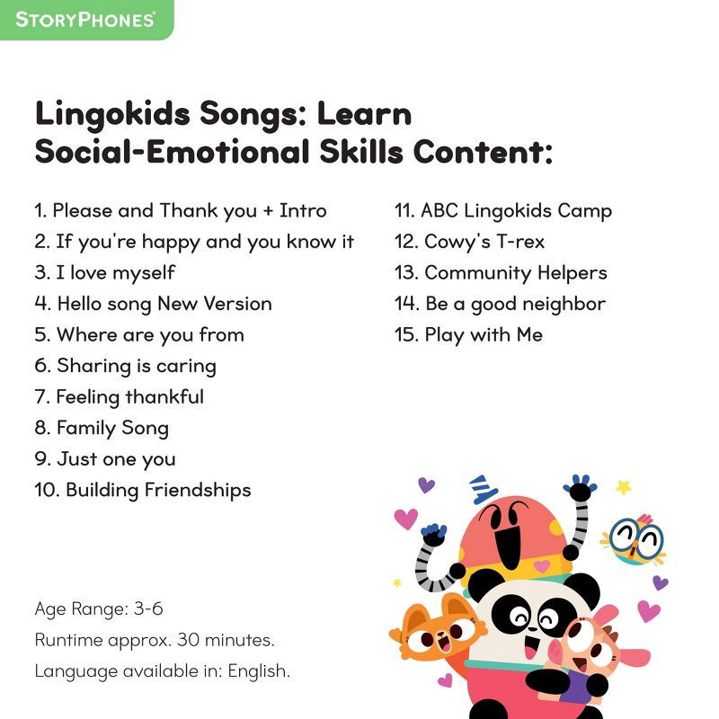 slide 7 of 14, StoryPhones with 4 Educational Screen Free Audio Disks, 1 ct