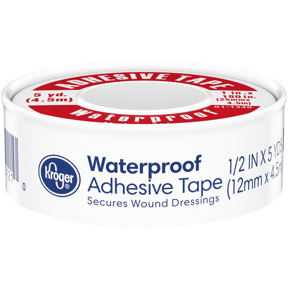 slide 1 of 3, Kroger Waterproof Adhesive Tape, 5 yd