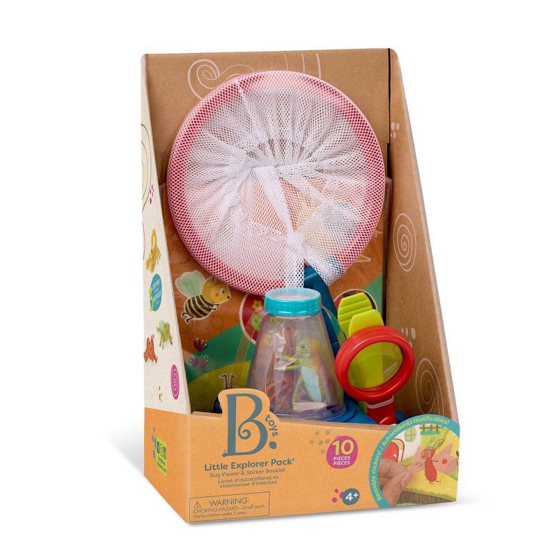 slide 6 of 6, B. toys Little Explorer Pack Toy Microscope & Reusable Stickers, 1 ct