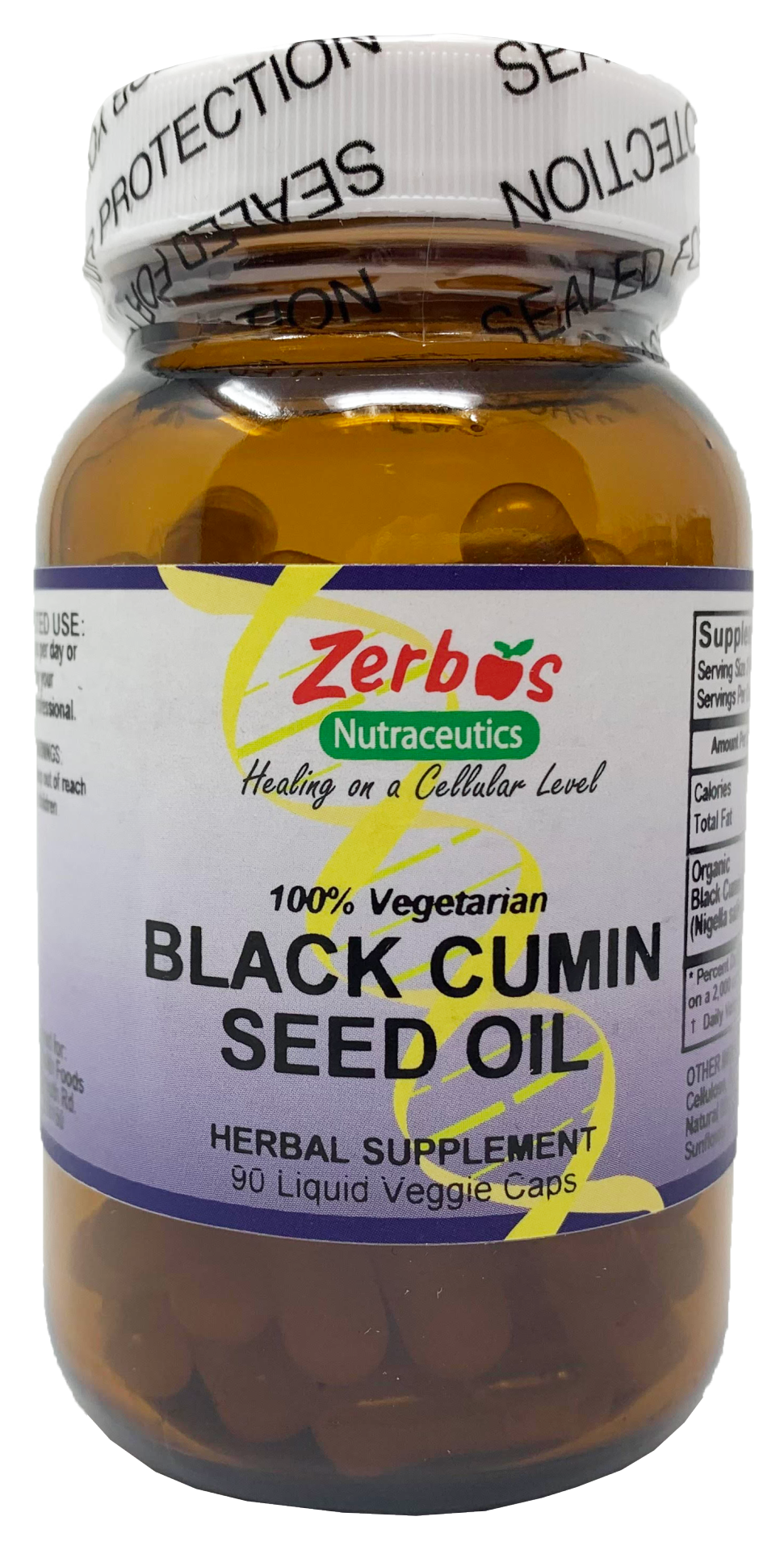 slide 1 of 1, Zerbos / Vitality Works Black Cumin Seed Oil, 90 ct