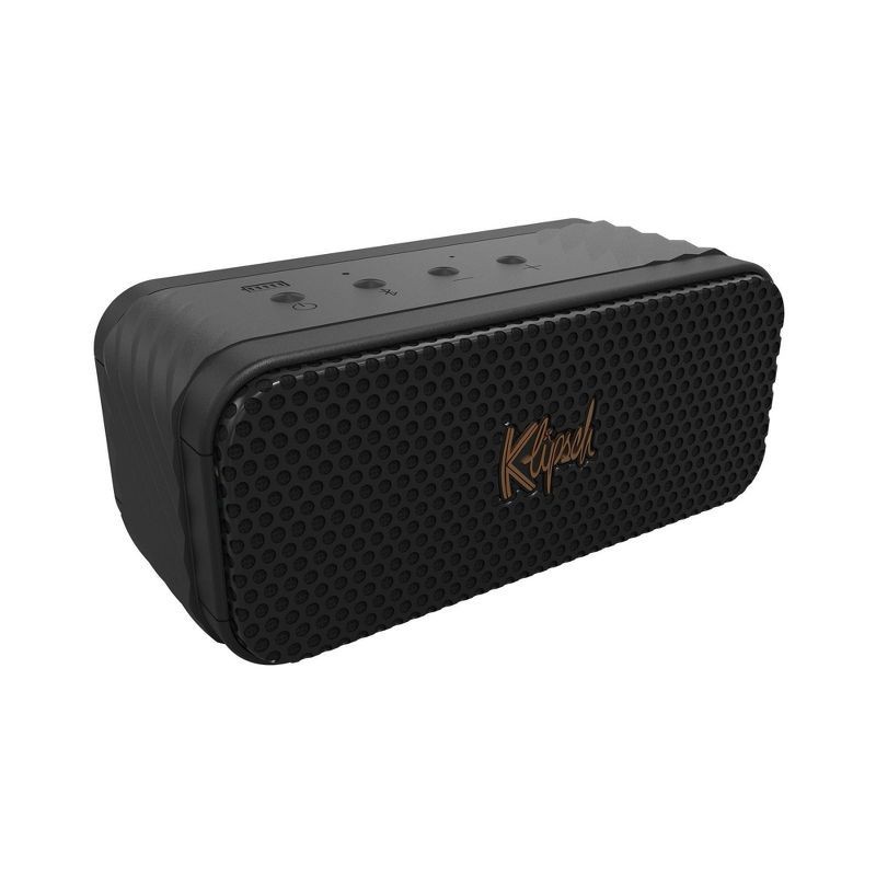 slide 6 of 12, Klipsch Nashville Portable Bluetooth Speaker - Black: Waterproof, USB Rechargeable, IP67, 1 ct