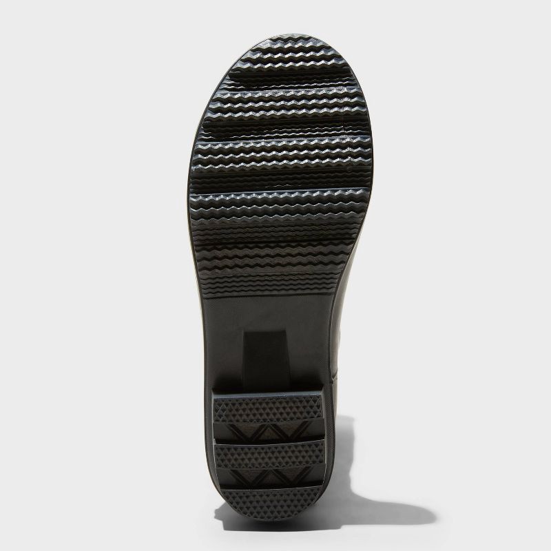 slide 4 of 4, Women's River Tall Rain Boots - A New Day™ Black 9: Waterproof, Adjustable Buckle, Non-Marking Sole, 1 ct