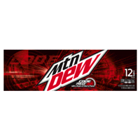 slide 4 of 9, Mountain Dew Code Red Soda DEW With A Rush Of Cherry 12 Fl Oz 12 Count, 12 ct; 12 fl oz