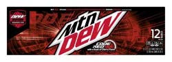 Mountain Dew Code Red Soda DEW With A Rush Of Cherry - 12 ct; 12 fl oz