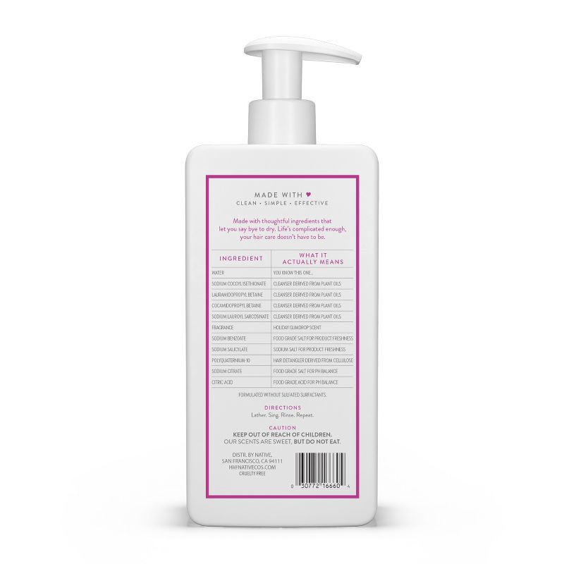 slide 7 of 8, Native Limited Edition Holiday Gumdrop Moisturizing Shampoo - 16.5 fl oz, 16.5 fl oz