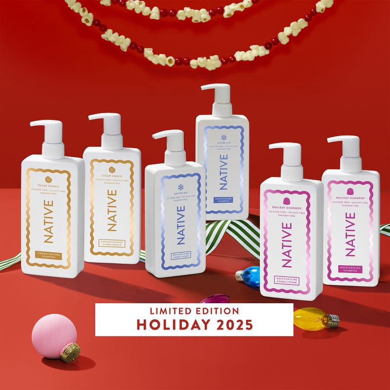 slide 8 of 8, Native Limited Edition Holiday Gumdrop Moisturizing Shampoo - 16.5 fl oz, 16.5 fl oz