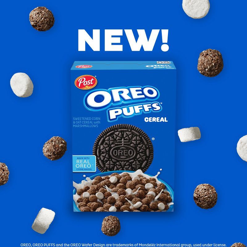 slide 3 of 7, Post Oreo Puffs Cereal - 16.5oz, 16.5 oz