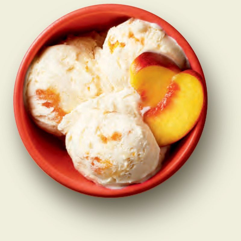 slide 2 of 4, Tillamook Peaches & Cream Ice Cream 1.5 qt, 1.5 qt