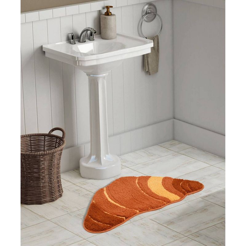 slide 2 of 4, 16"x31" Croissant Non Skid Bath Rug - NatureStep, 1 ct