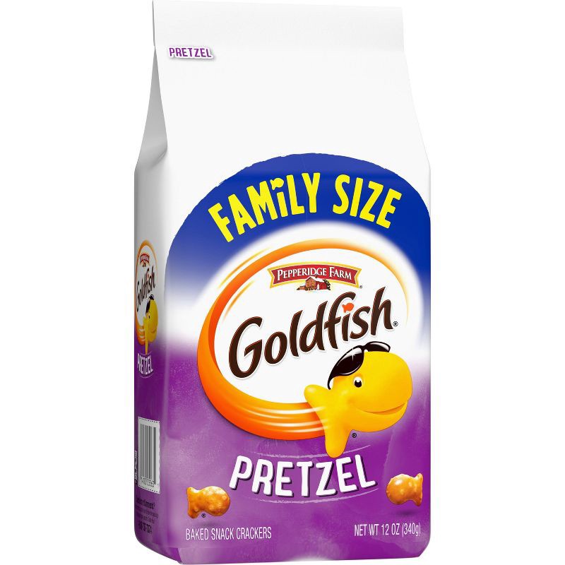 slide 4 of 5, Pepperidge Farm Goldfish Pretzel Crackers Family Size - 12oz, 12 oz