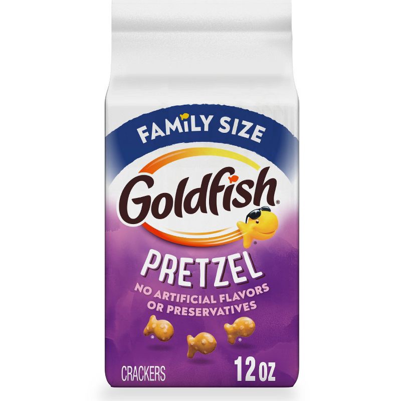 slide 1 of 9, Pepperidge Farm Goldfish Pretzel Crackers Family Size - 12oz, 12 oz